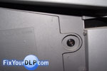 Toshiba LMP lamp enclosure door