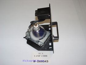 RCA 269343 Replacement Projection LCD Lamp (original Philips Lamp)