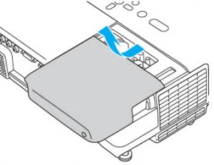Epson-PowerLite-S5-projector-remove-cover-Epson-ELPLP41-lamp