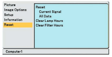 NEC_Projector_VT480_reset_NEC-VT85LP_lamp_timer-projector_lamp_cover