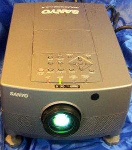 Sanyo PLC-5600N Projector, Sanyo POA-LMP14 (service parts no 610-265-8828)