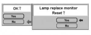 Sanyo PLC-XF41 lamp reset counter, Sanyo POA-LMP42 service part not 6102924831