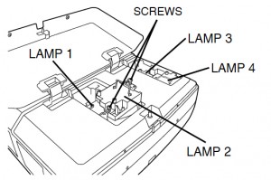 Sanyo PLC-UF15 lamp unit, Sanyo POA-LMP49 service parts no 610 300 0862