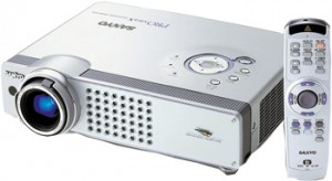 Sanyo PLC-XU58 projector, Sanyo POA-LMP55 service part no 610 309 2706
